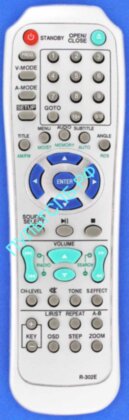 Пульт ДУ HYUNDAI RC-302R для DVD проигрывателя  