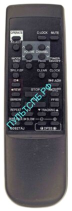 Пульт SHARP G0927AJ для телевизора TV с видеомагнитофоном VCR 