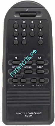 Пульт AKAI RC-51A для TV черный  