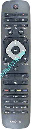 Пульт ДУ универсальный PHILIPS HUAYU RM-D1110 для телевизора TV 