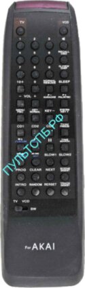Пульт AKAI V-71A для TV черный  
