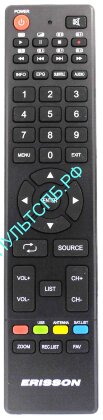 Пульт ERISSON 32LEC2000 оригинал для TV  
