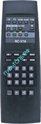 Пульт AKAI RC-V7A для TV черный  