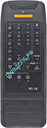 Пульт AKAI RC-19 для TV черный  