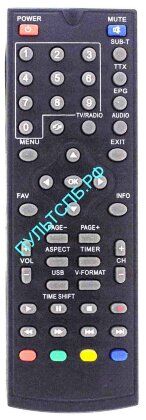 Пульт TESLER DCR-320 для DVB-T2 цифровой приставки   