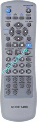 Пульт LG 6870R1498 для DVD проигрывателя   
