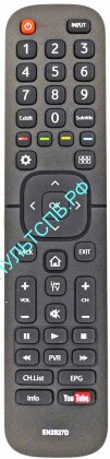 Пульт DEXP EN2S27D для TV YouTube