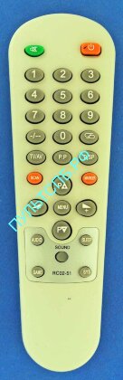 Пульт ДУ REKORD / РЕКОРД RC02-51 для телевизора TV 