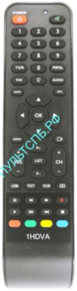 Пульт для спутникового ресивера НТВ+ 1HDVA PVR sat