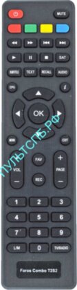 Пульт WORLD VISION T2S2 Foros Combo для DVB-T2 приставки 