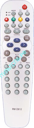 Пульт универсальный PHILIPS RM-D612 для телевизора TV 
