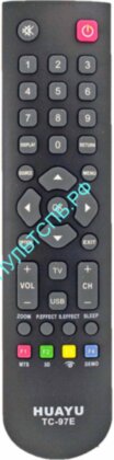 Пульт ДУ универсальный TCL HUAYU TC-97E для LCD TV  