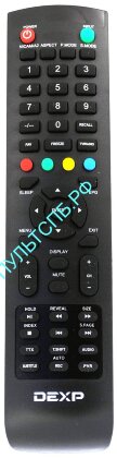 Пульт DEXP 72C2 PVR оригинал для TV  